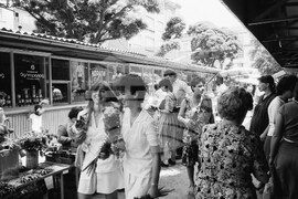 Пазарът „Римска стена“ в София през 80-те години на 20-и век