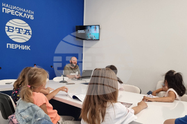 Национален пресклуб на БТА Перник - посещение на ученици