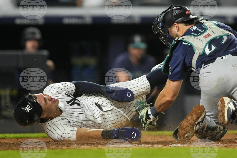APTOPIX Mariners Yankees Baseball