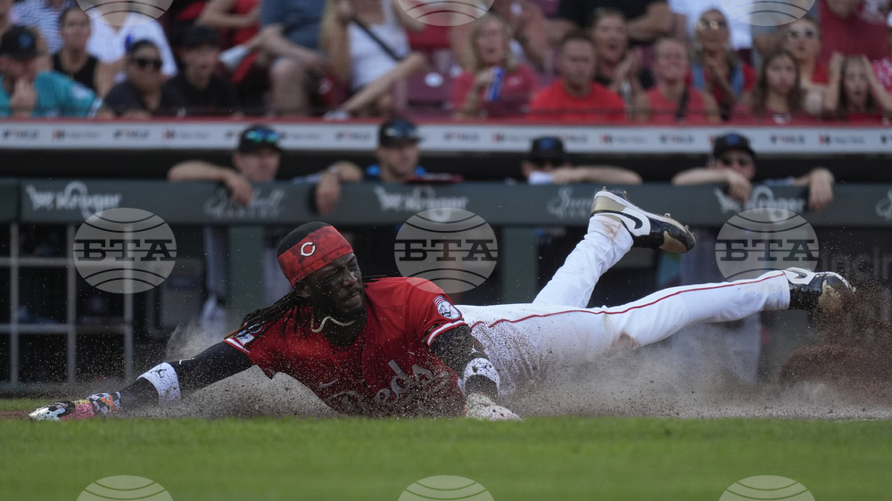 APTOPIX Marlins Reds Baseball