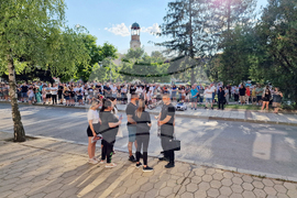 Разград - протест - пътна безопасност