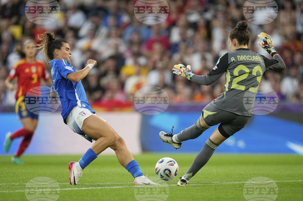Euro 2025 Italy Spain Soccer