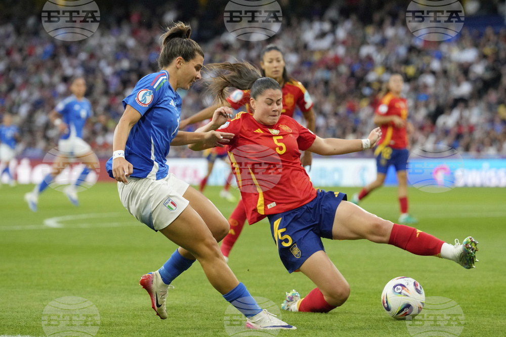 Euro 2025 Italy Spain Soccer