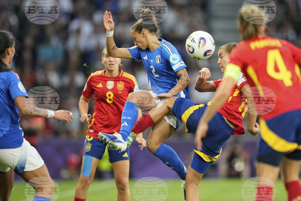 Euro 2025 Italy Spain Soccer