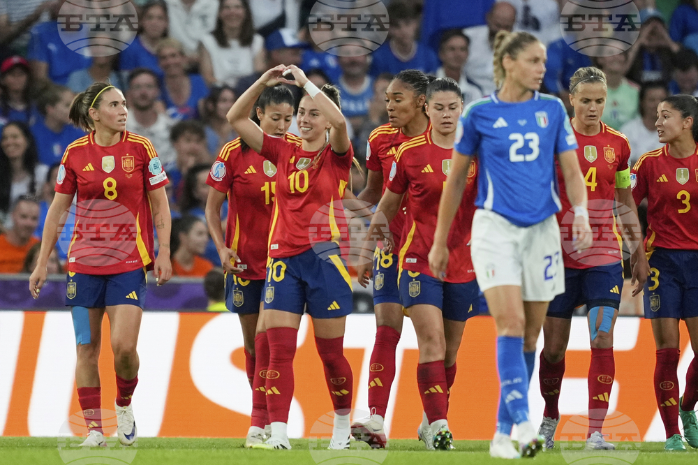Euro 2025 Italy Spain Soccer