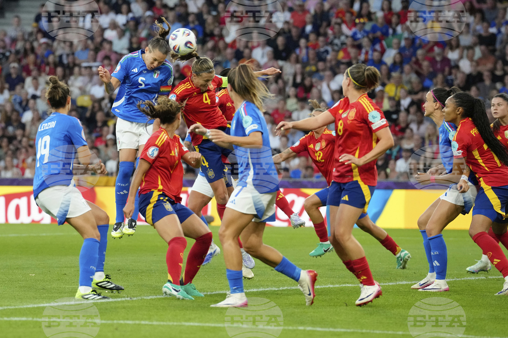 Euro 2025 Italy Spain Soccer
