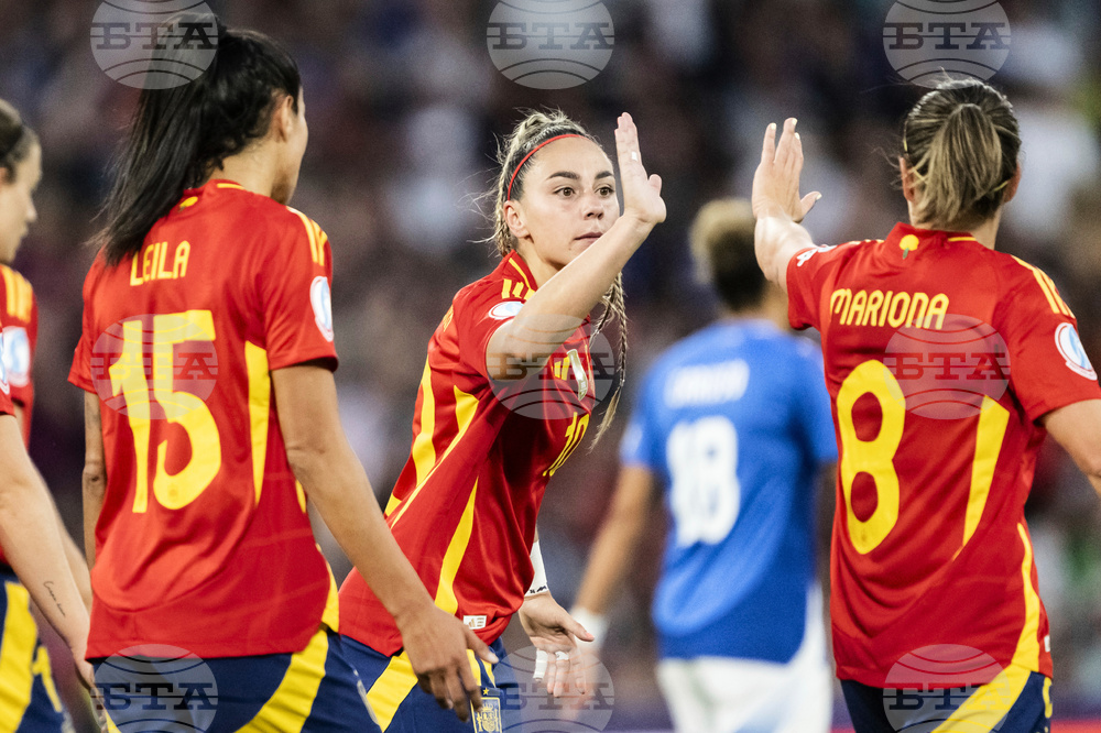 Euro 2025 Italy Spain Soccer