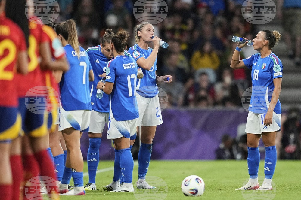 Euro 2025 Italy Spain Soccer