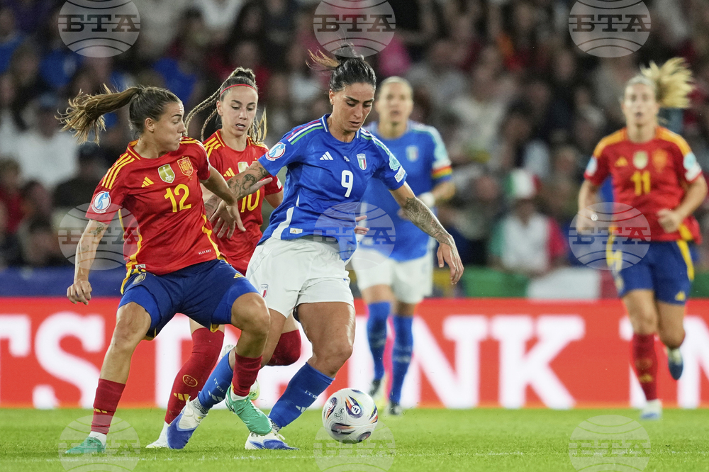 Euro 2025 Italy Spain Soccer
