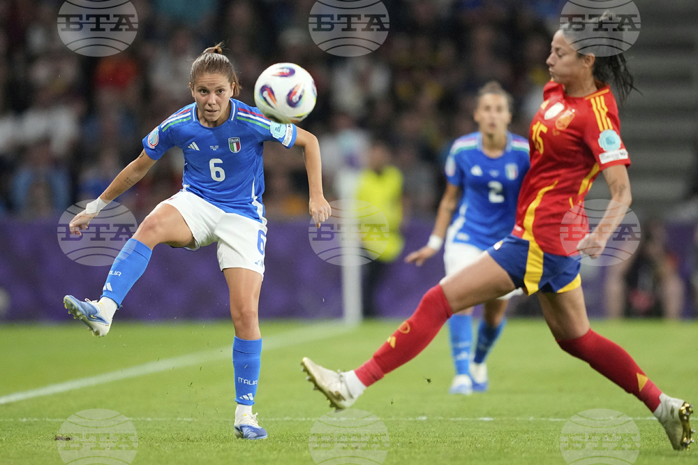 Euro 2025 Italy Spain Soccer