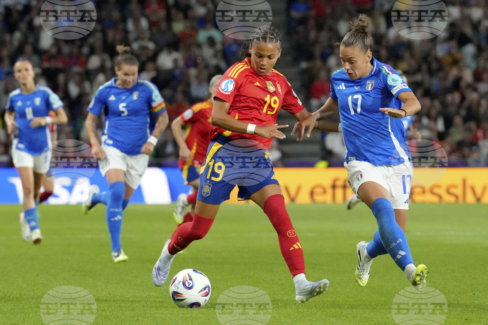 Euro 2025 Italy Spain Soccer
