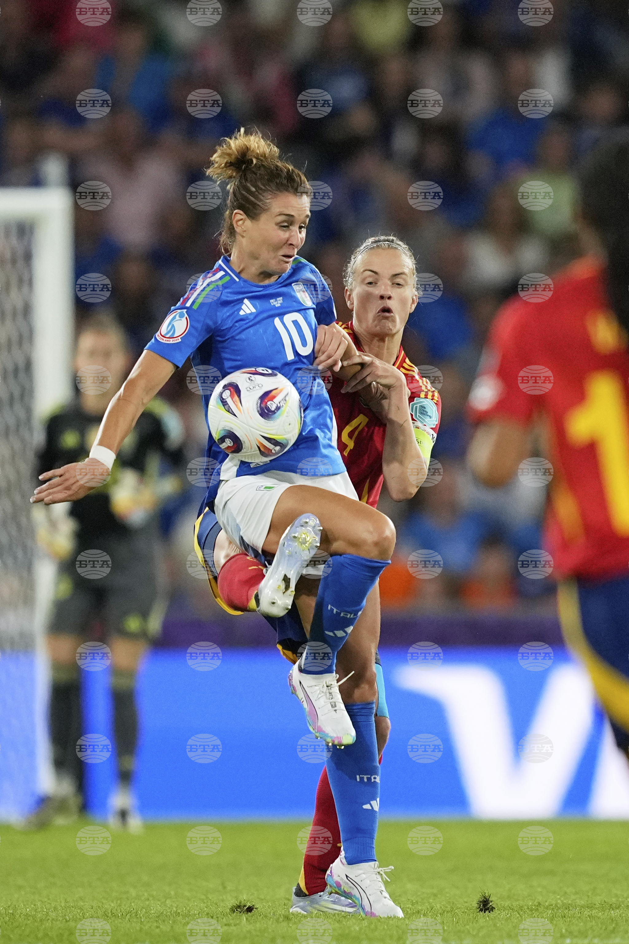 Euro 2025 Italy Spain Soccer