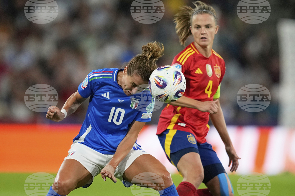 Euro 2025 Italy Spain Soccer