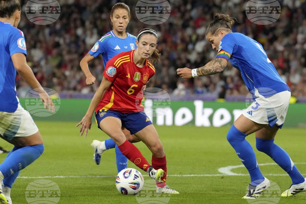 Euro 2025 Italy Spain Soccer