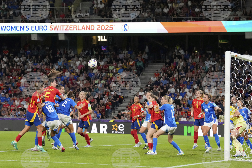 Euro 2025 Italy Spain Soccer