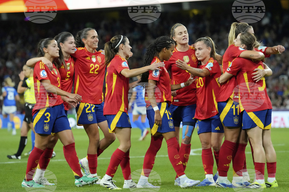 Euro 2025 Italy Spain Soccer
