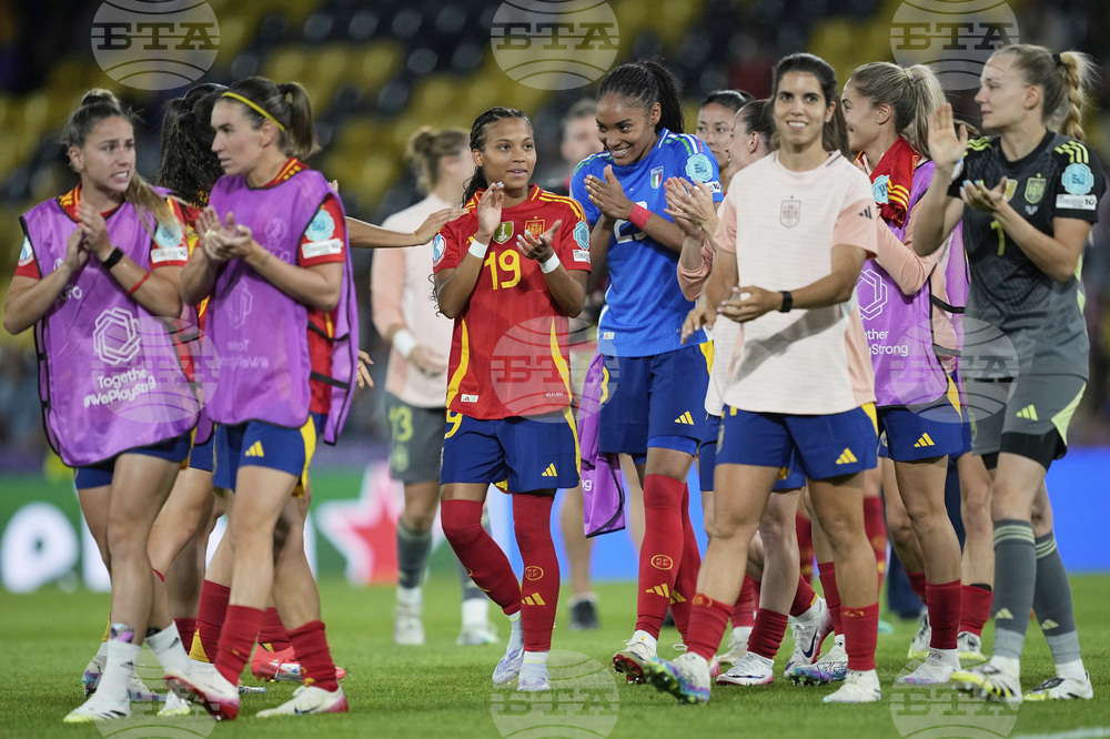 Euro 2025 Italy Spain Soccer