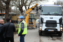 Разград - проект - подмяна на водопроводи - първа копка