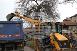 Разград - проект - подмяна на водопроводи - първа копка