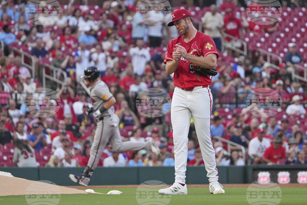 Braves Cardinals Baseball