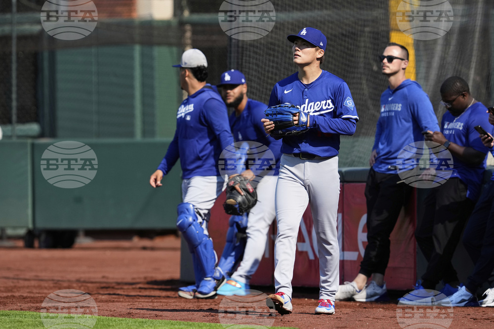Dodgers Giants Baseball
