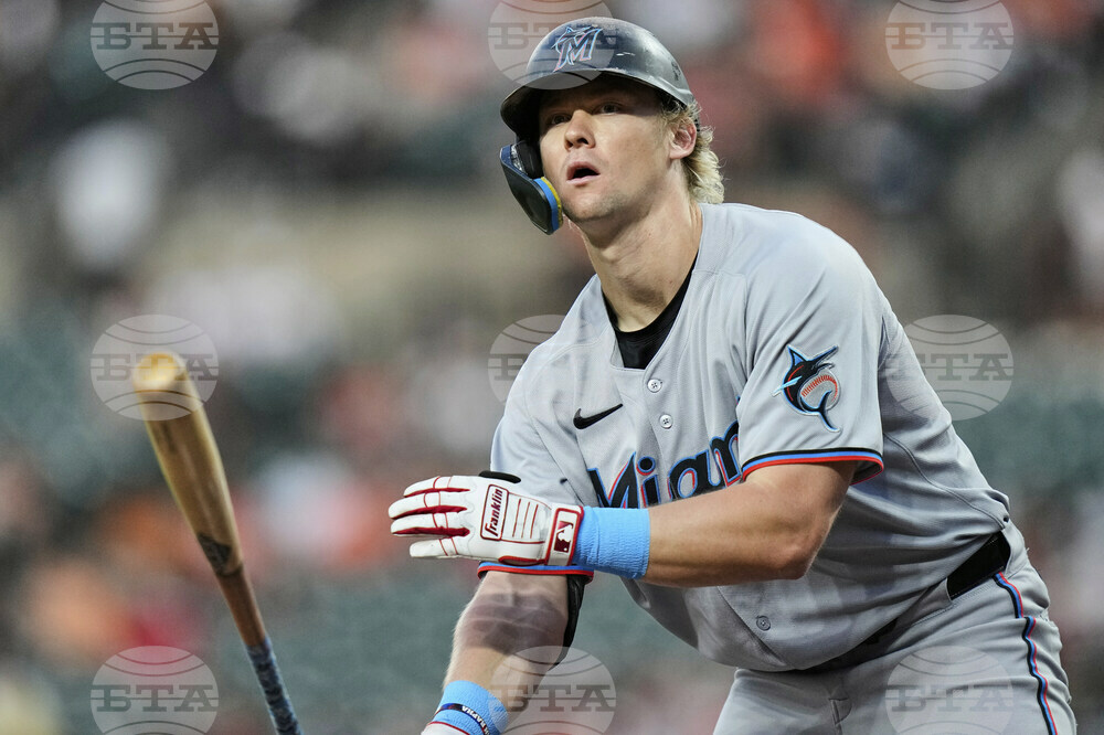 Marlins Orioles Baseball