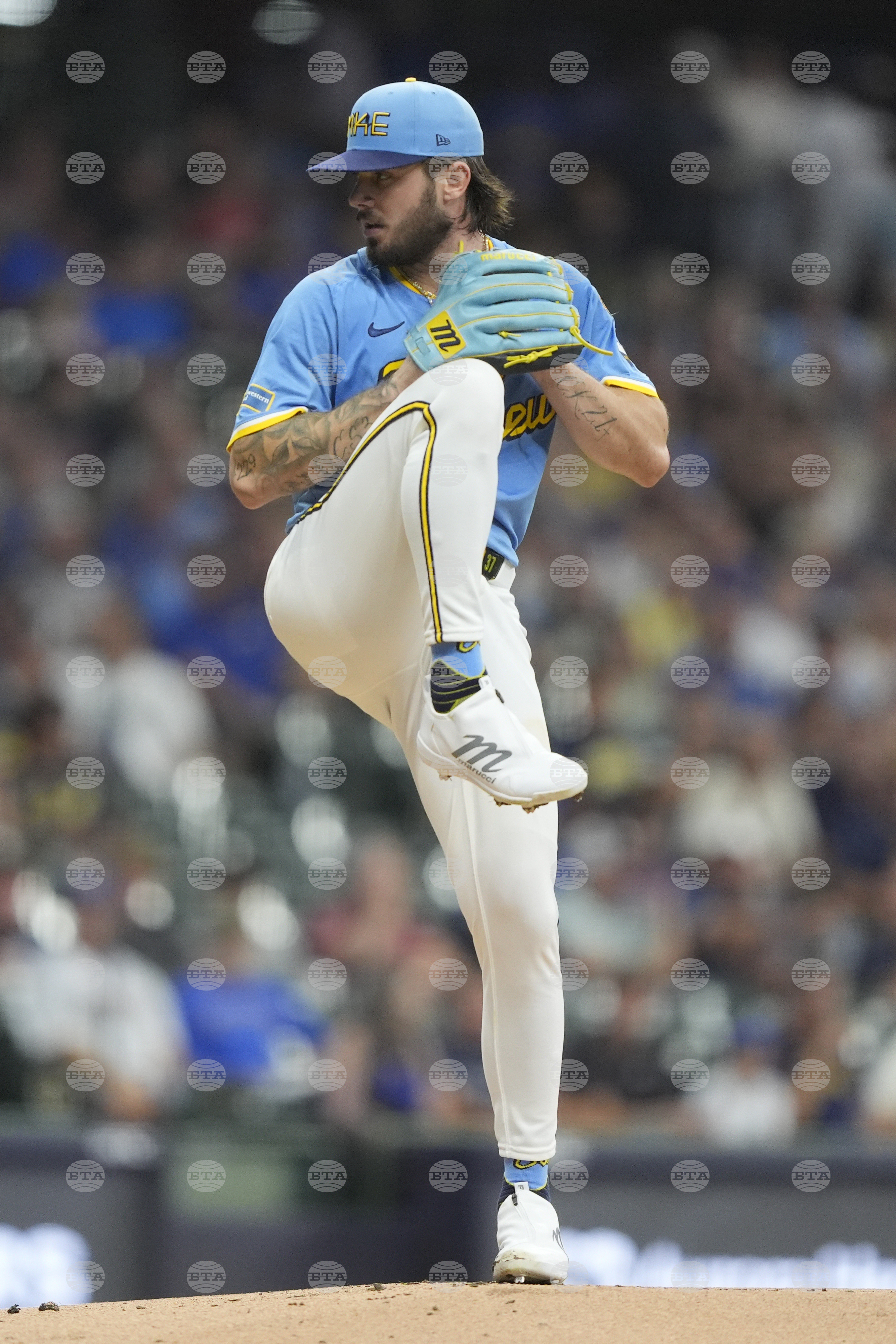 Nationals Brewers Baseball