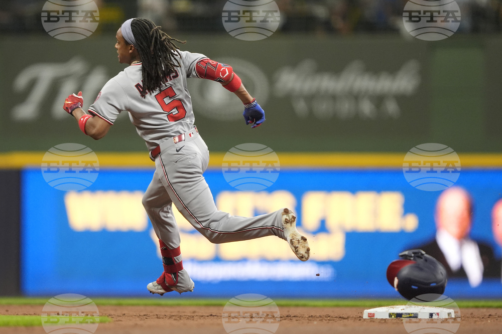 Nationals Brewers Baseball