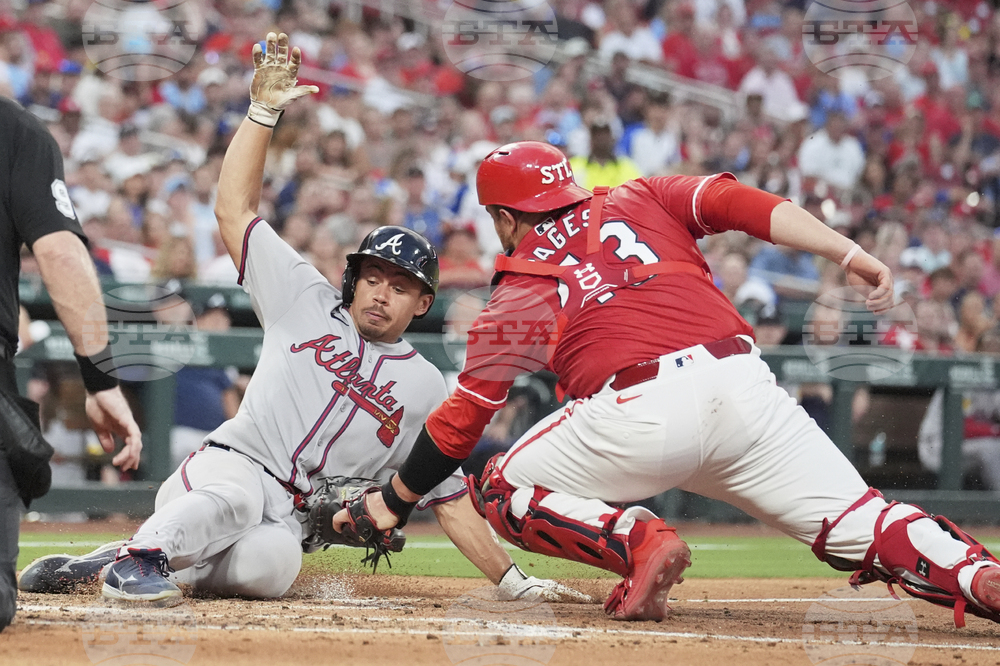 Braves Cardinals Baseball