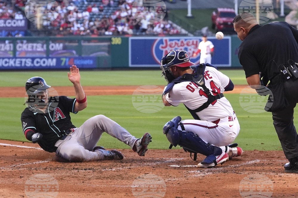 Diamondbacks Angels Baseball