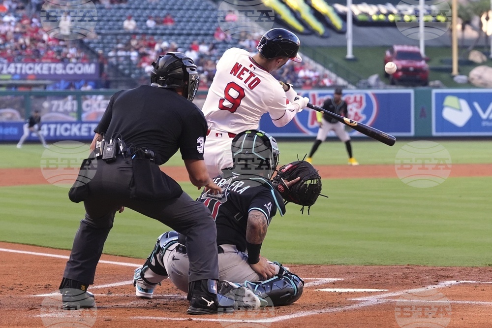 Diamondbacks Angels Baseball