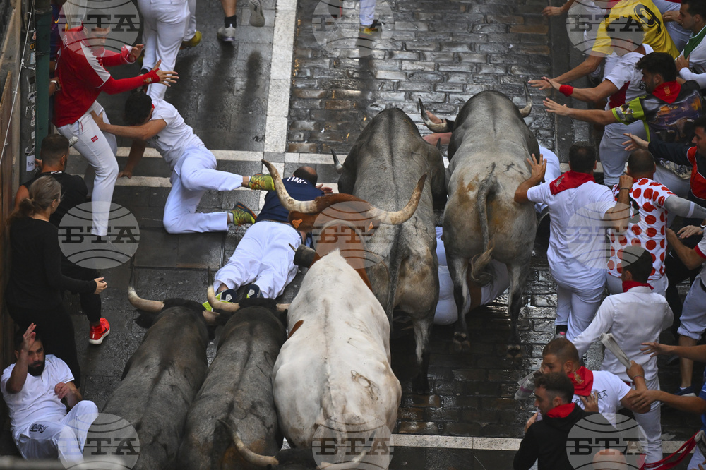 Spain Running of the Bulls