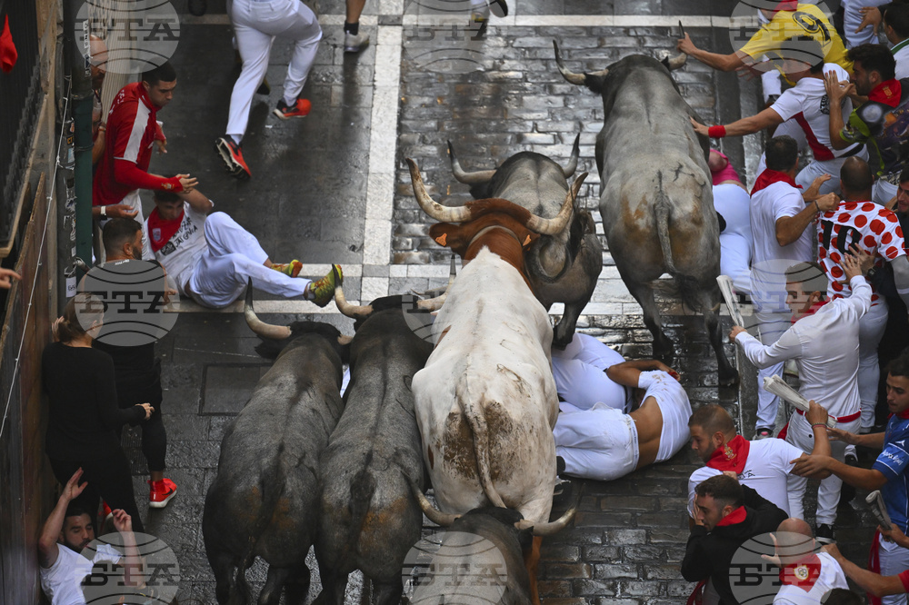 Spain Running of the Bulls