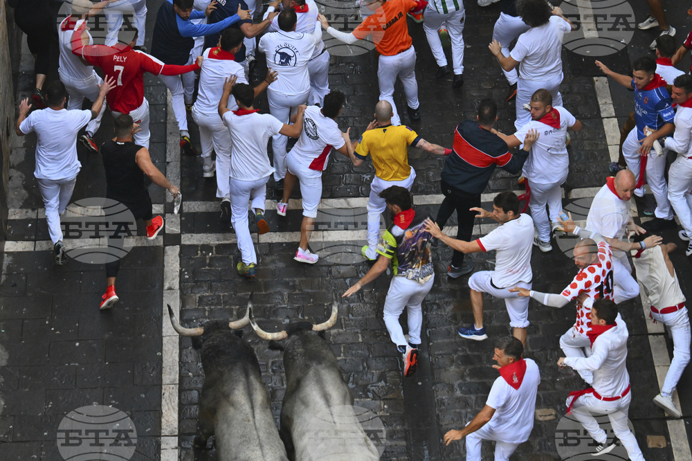 Spain Running of the Bulls