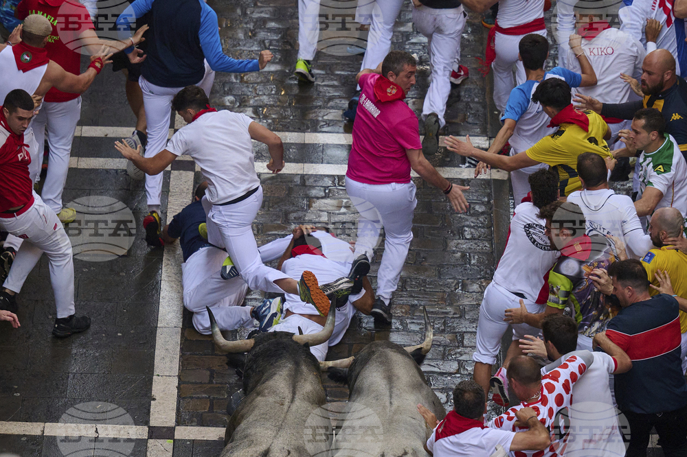 Spain Running of the Bulls