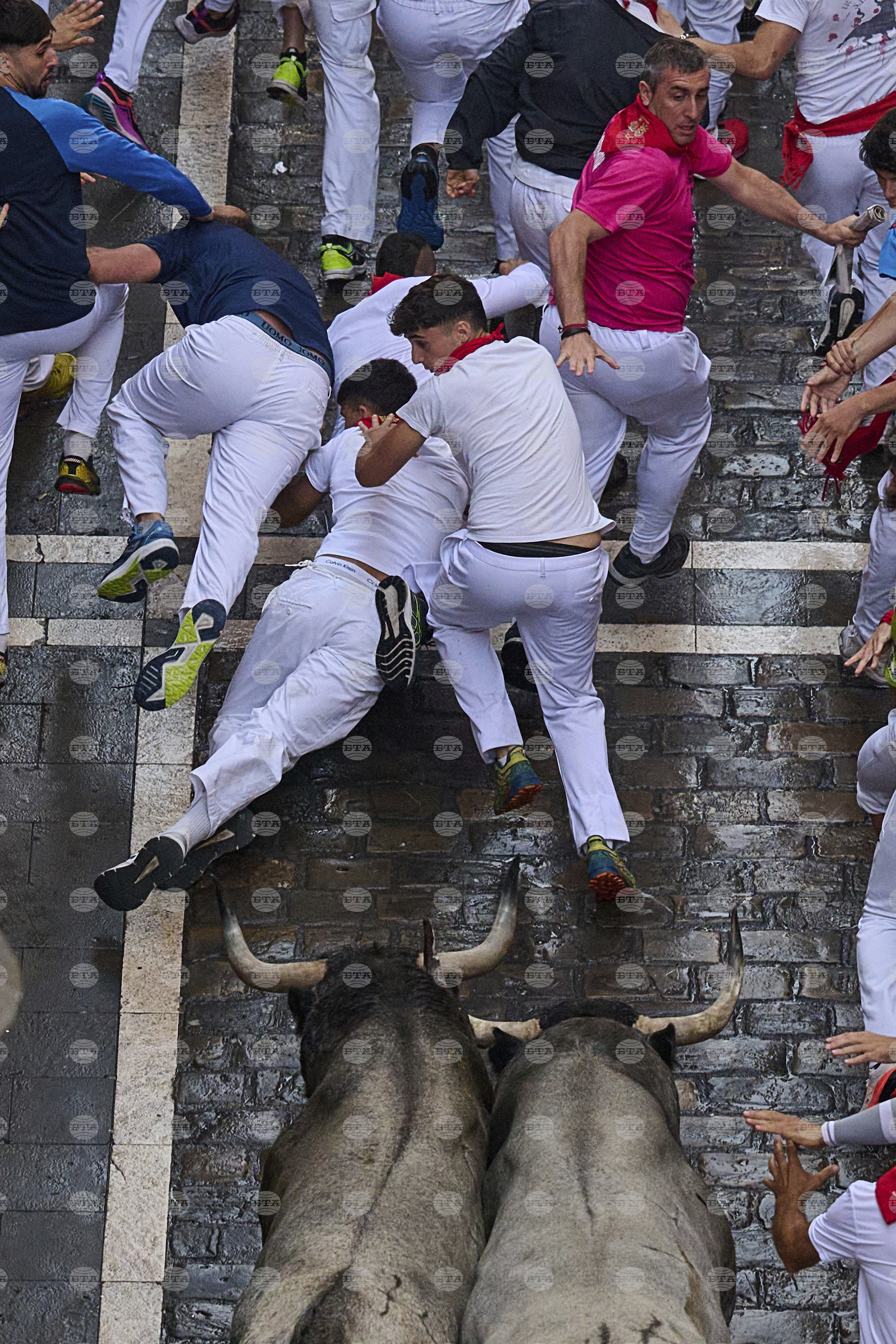Spain Running of the Bulls