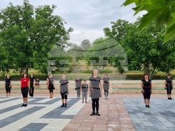 Търговище - фолклорен клуб „Омая“ - репетиции на открито