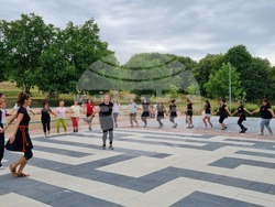 Търговище - фолклорен клуб „Омая“ - репетиции на открито