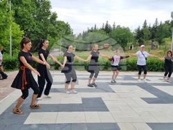 Търговище - фолклорен клуб „Омая“ - репетиции на открито