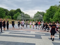 Търговище - фолклорен клуб „Омая“ - репетиции на открито