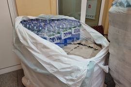 Брезник - бедствено положение - пункт за раздаване на вода