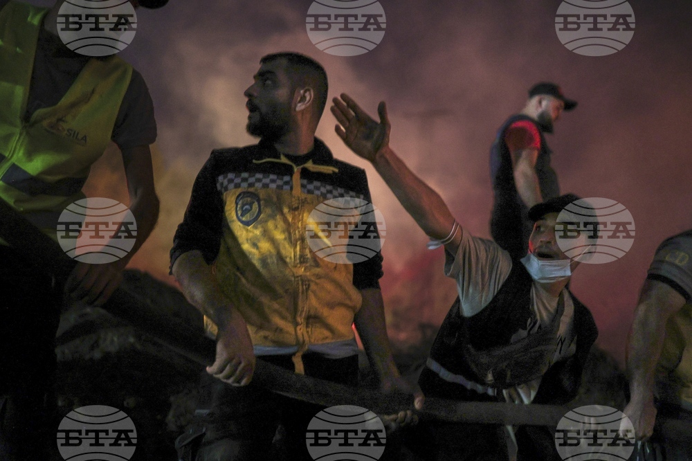 APTOPIX Syria Wildfires