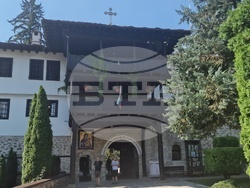 Троян - Троянски манастир - въдворяване на новия игумен Драговитийски епископ Василий