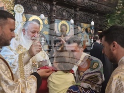 Троян - Троянски манастир - въдворяване на новия игумен Драговитийски епископ Василий