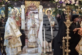 Троян - Троянски манастир - въдворяване на новия игумен Драговитийски епископ Василий