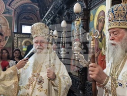 Троян - Троянски манастир - въдворяване на новия игумен Драговитийски епископ Василий