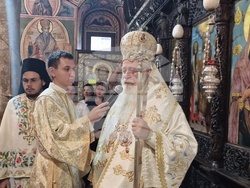 Троян - Троянски манастир - въдворяване на новия игумен Драговитийски епископ Василий