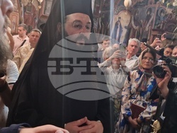 Троян - Троянски манастир - въдворяване на новия игумен Драговитийски епископ Василий