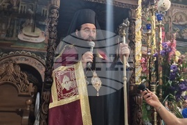 Троян - Троянски манастир - въдворяване на новия игумен Драговитийски епископ Василий