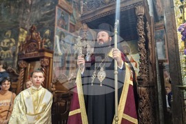 Троян - Троянски манастир - въдворяване на новия игумен Драговитийски епископ Василий